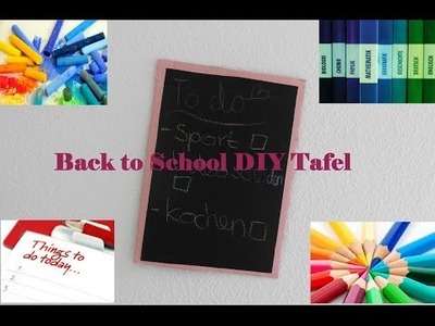 Back to School DIY to do Tafel