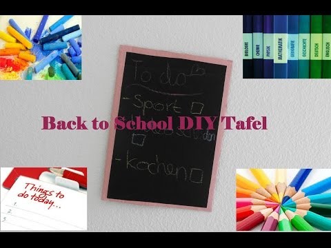 Back to School DIY to do Tafel