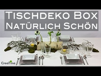 Tischdeko | Tischdeko-Box | Natürlich Schön | Tischdeko | DIY
