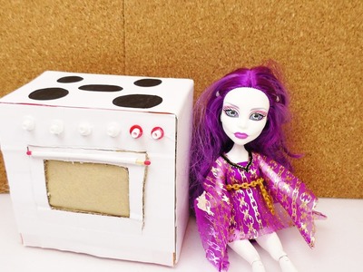 Barbie und Monster High Herd Backofen selber machen | Möbel selber bauen | Anleitung für Kinder
