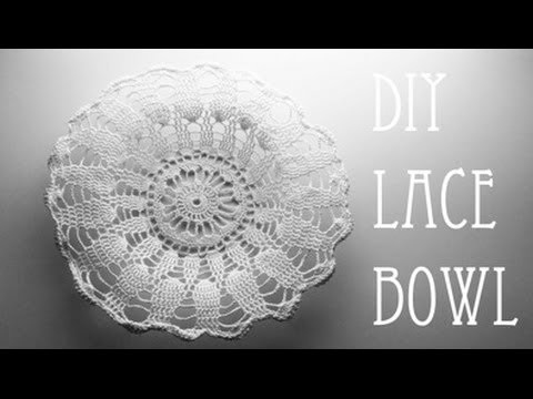 Lace Bowl DIY by InLoveWithDesign
