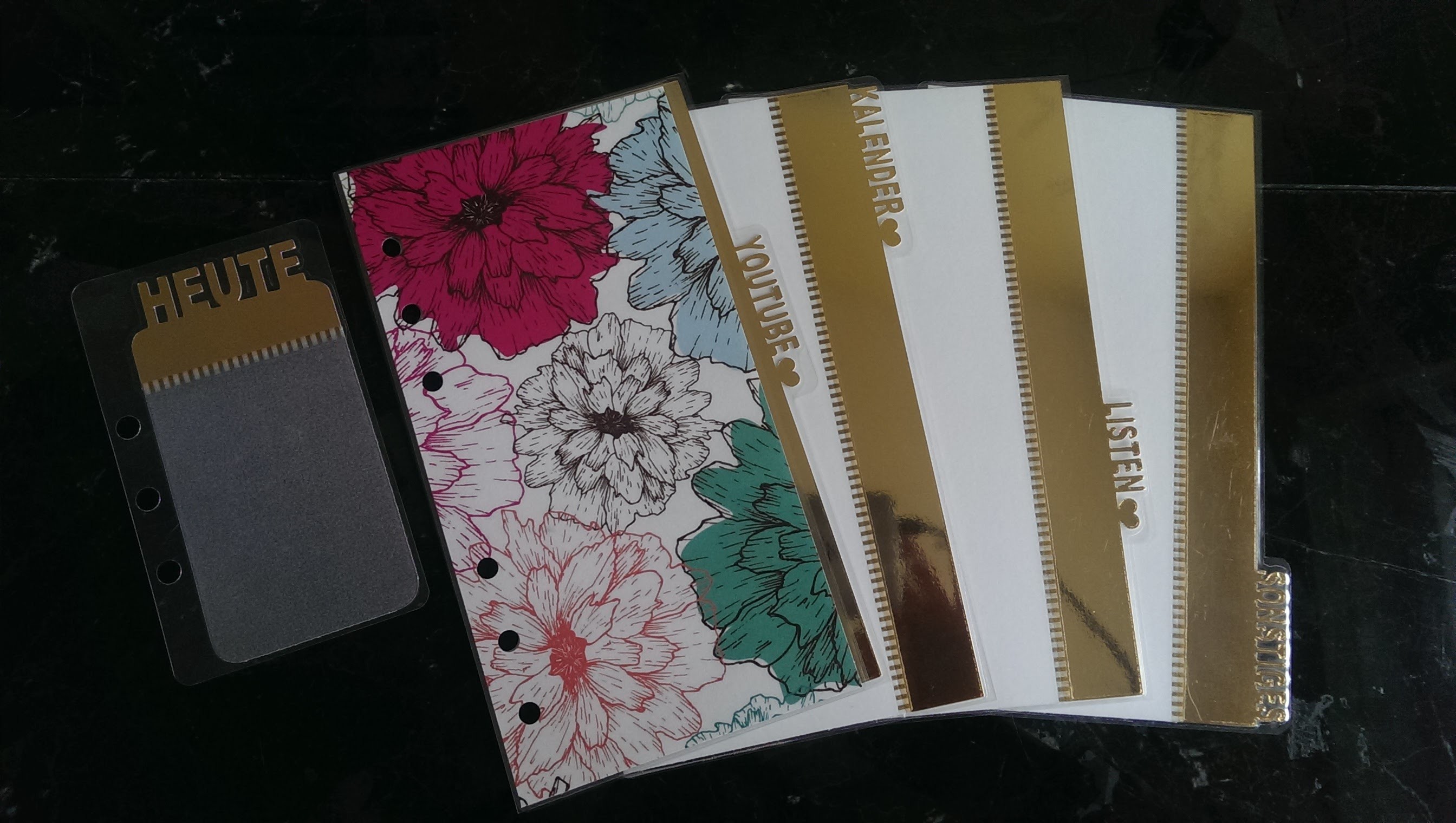 Quick Tip DIY Tutorial FILOFAX- interchangeable Divideroptics. austauschbare Divideroptik