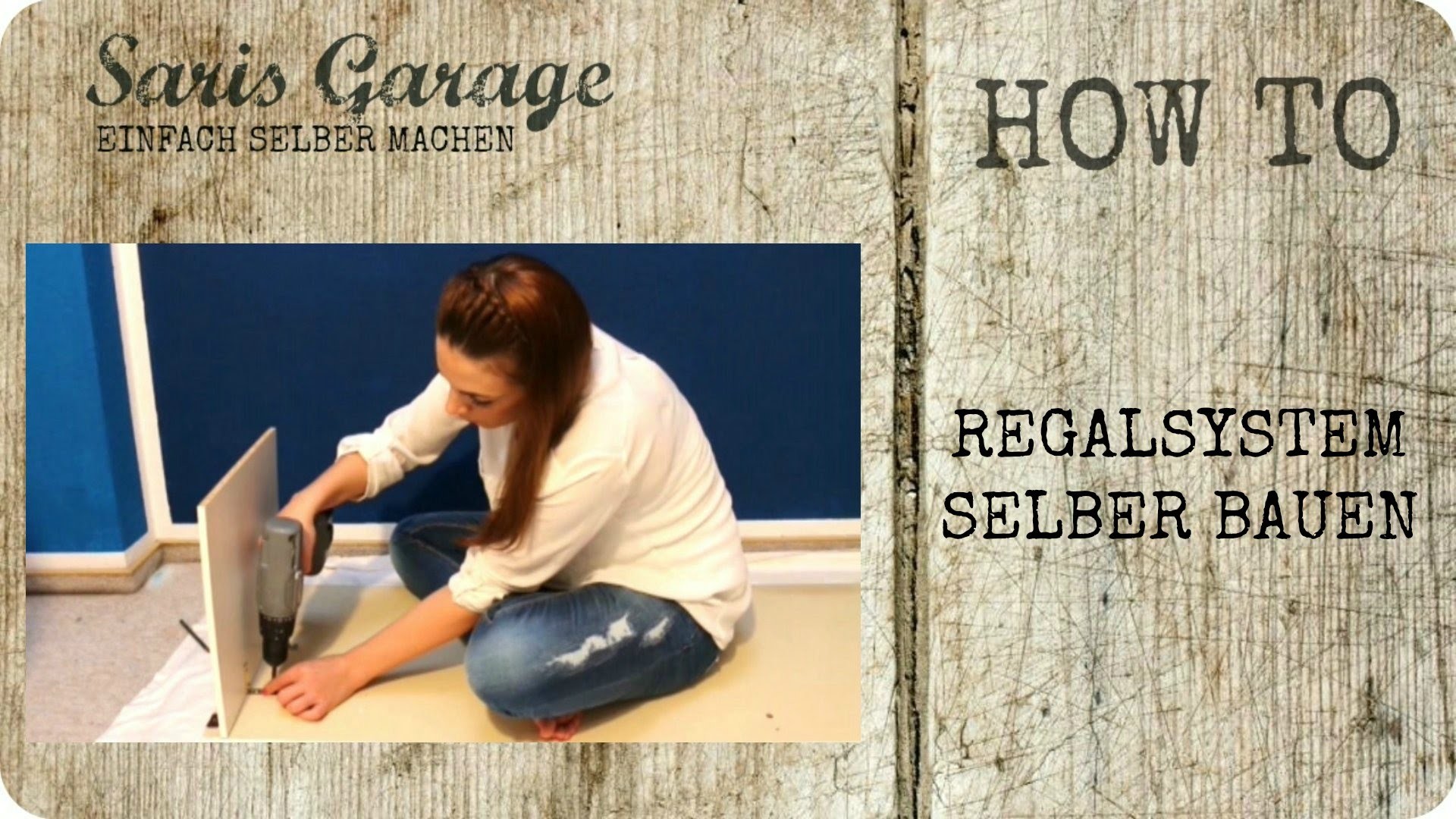 Regalsystem | Regal selber bauen | Upcycling | DIY | Möbel | How to |  by Saris Garage