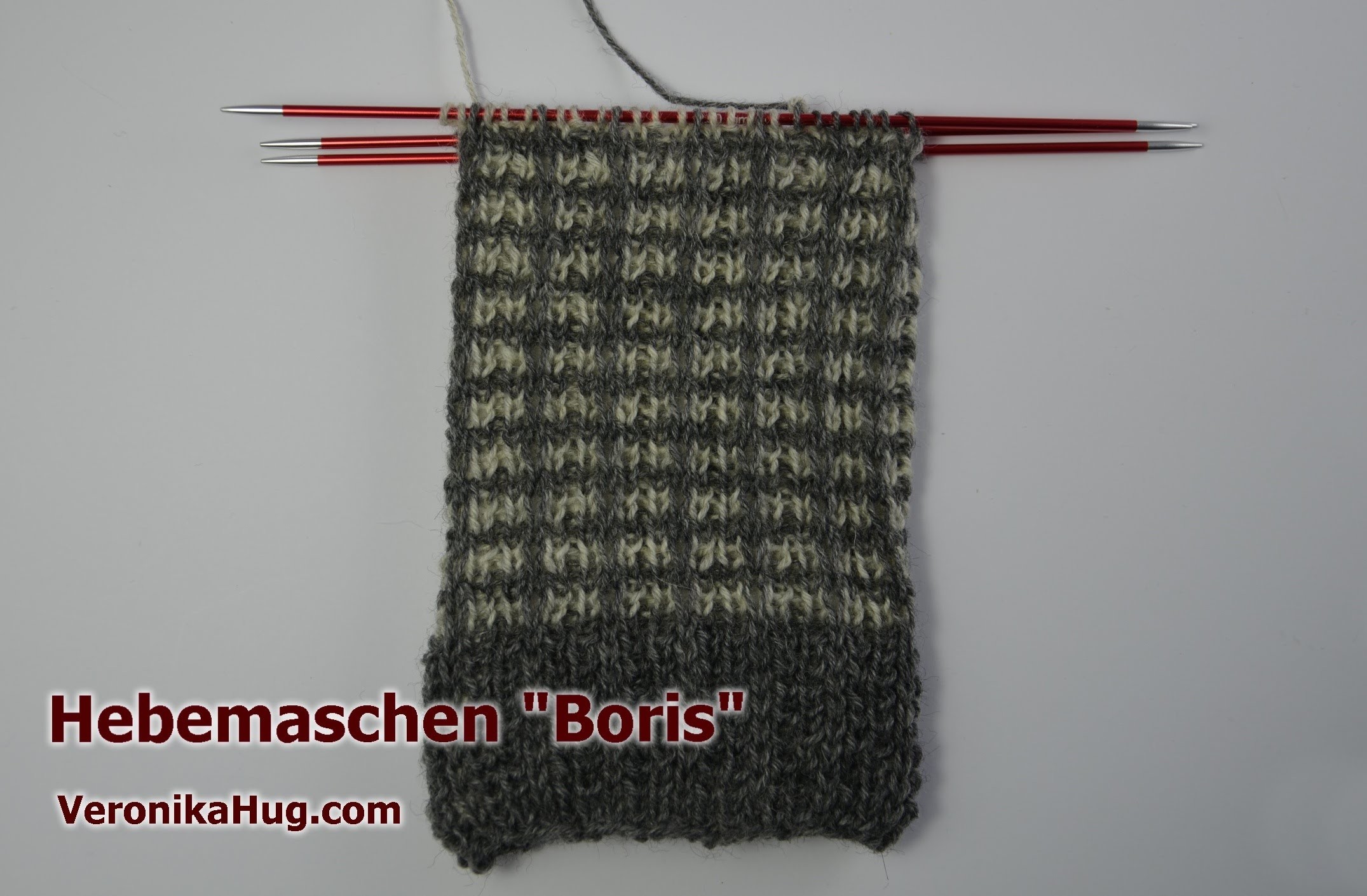 Socken stricken - Sockenmuster Hebemaschen BORIS - Veronika Hug
