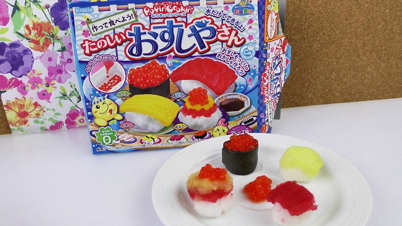 Sushi von Kracie Popin' Cookin' | Eva & Kathi testen japanische Süßigkeiten | Candy selber machen