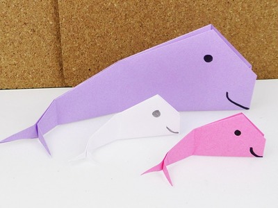 Wal Origami | Wir falten einen Wal aus Papier | Einfaches Origami Tutorial