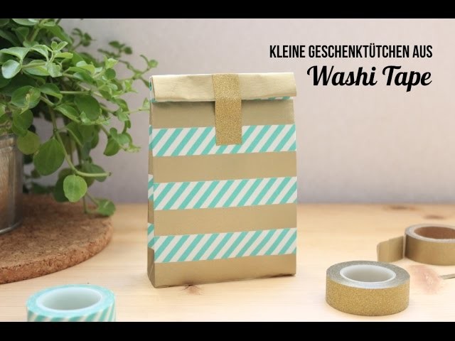 #WashiWoche: Geschenktüten falten aus Washi Tape