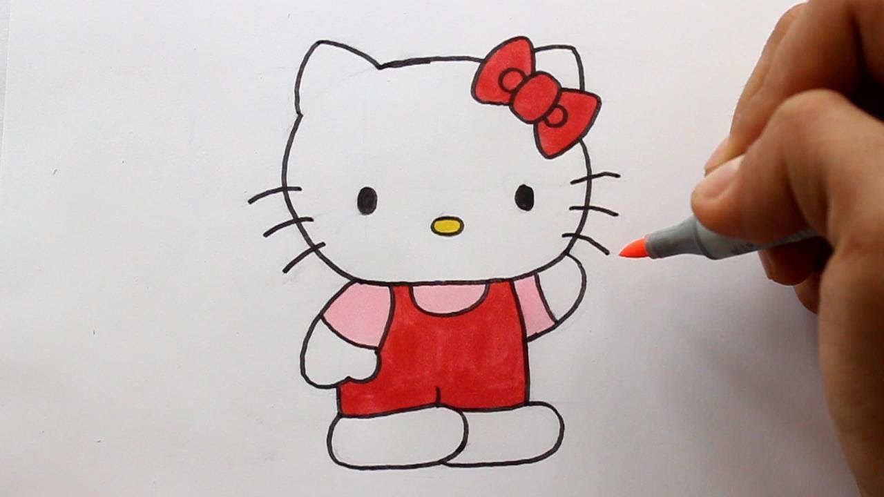 Wie zeichnet man Hello Kitty