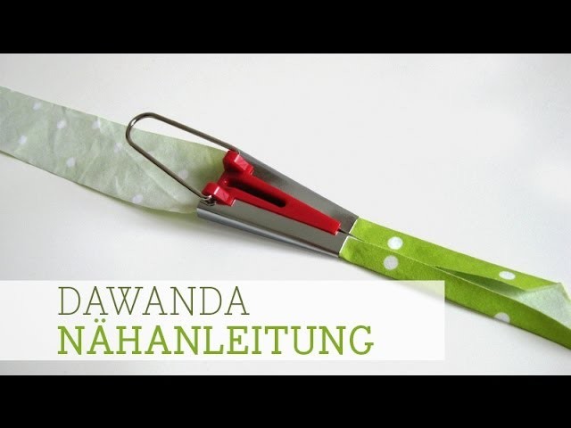 DaWanda Nähanleitung: Schrägband selber machen