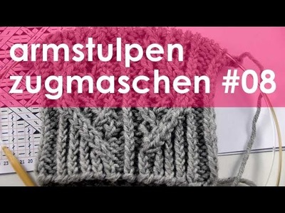 Nadelspiel StriMiMi Jänner 2016 * Zugmaschen * Mütze, Armstulpen, Socken * Teil 8