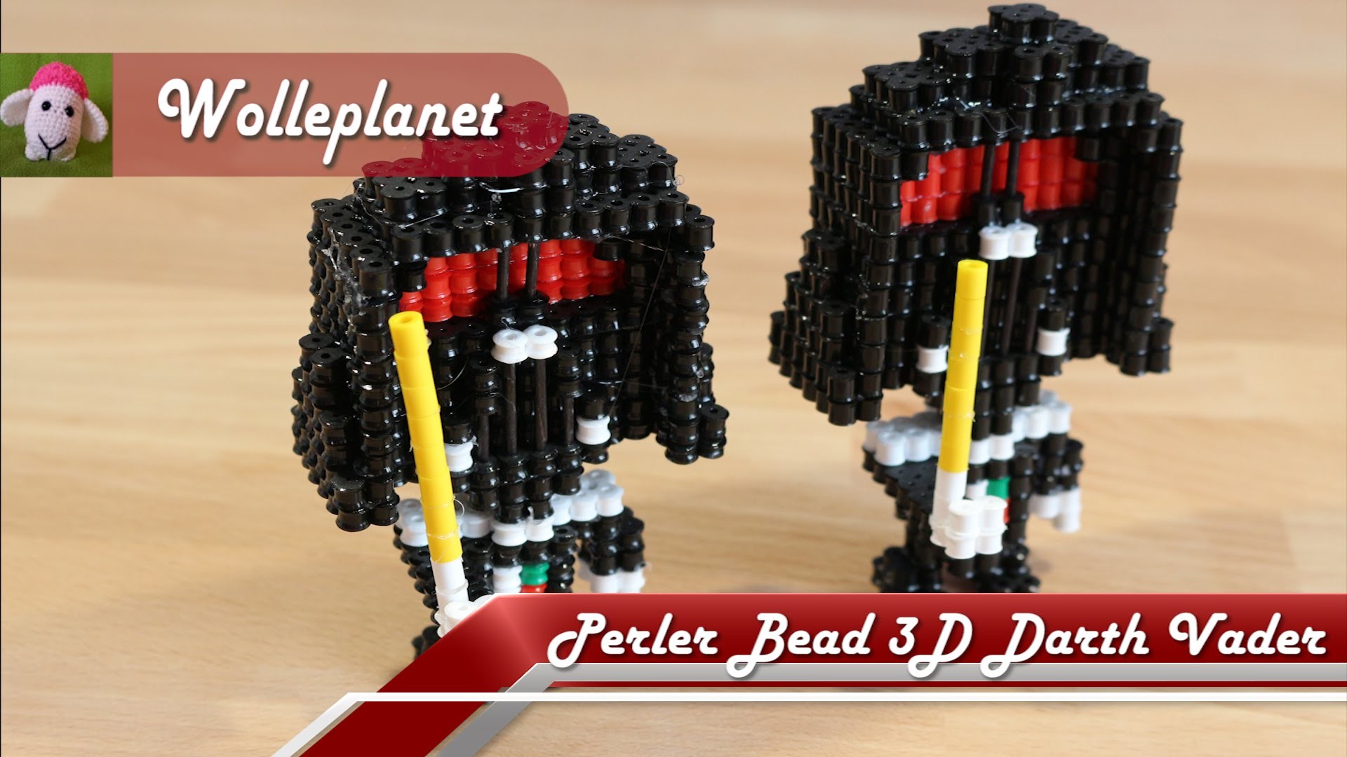 Perler Bead 3D Darth Vader