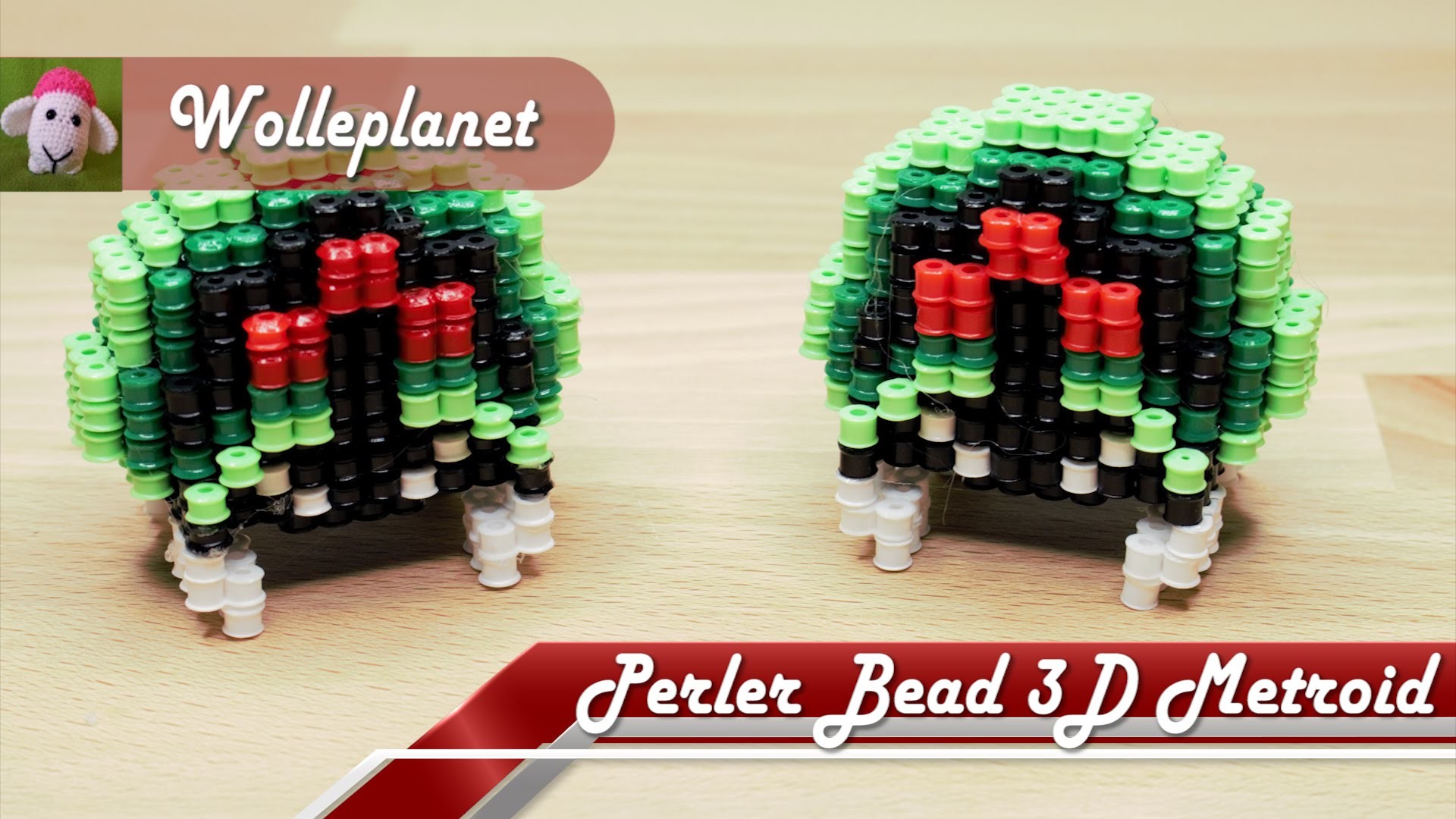Perler Bead 3D Metroid