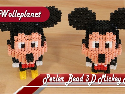 Perler Bead 3D Mickey Mouse