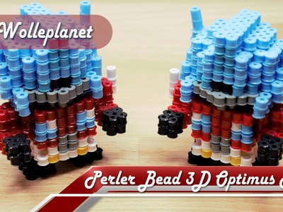 Perler Bead 3D Optimus Prime