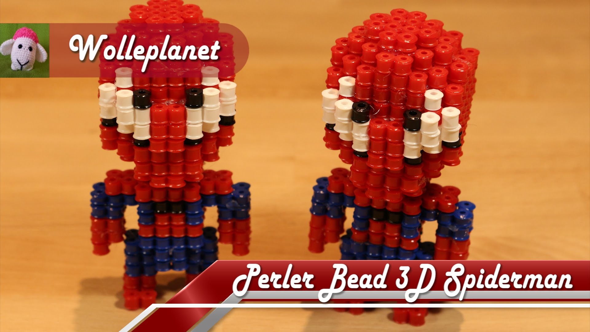 Perler Bead 3D Spiderman