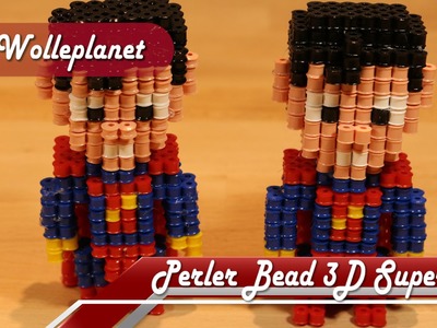 Perler Bead 3D Superman