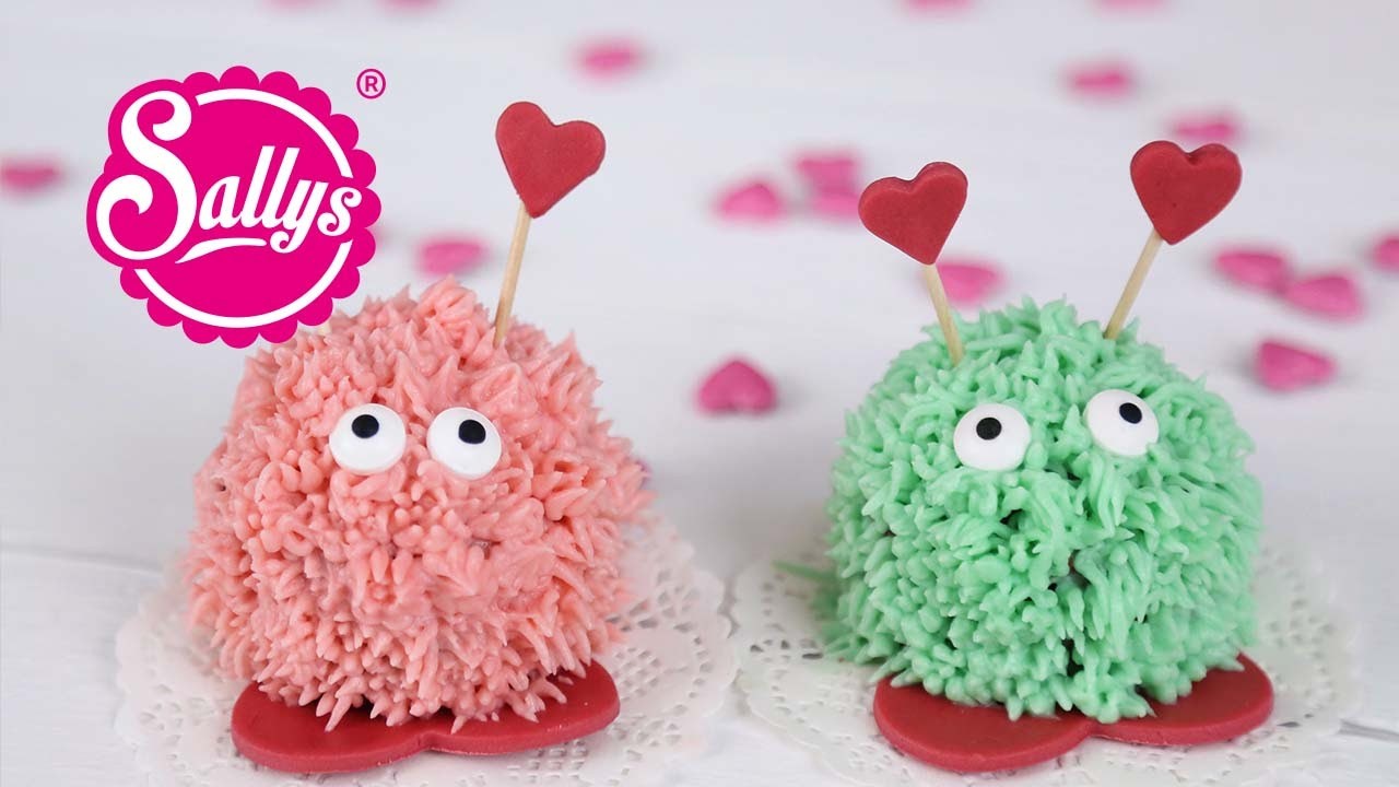 Valentinstags-Muffins - kleine süße Puschel zum Verschenken