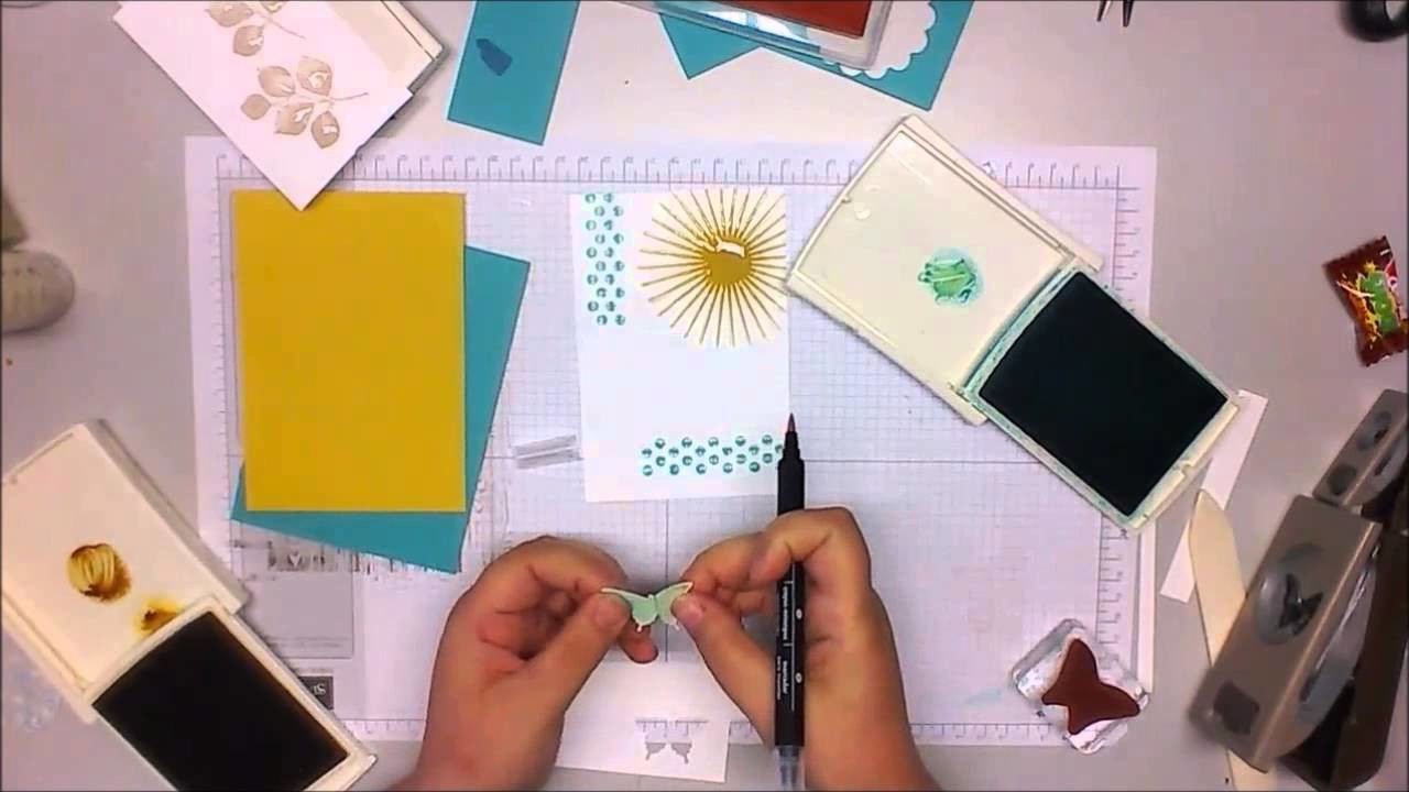 Watch me Craft  Sommerliche Grußkarte  Stampin´up!