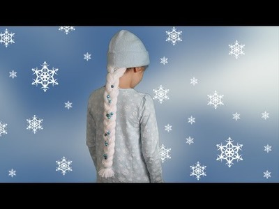 Mütze mit Elsa Zopf | Frozen | DIY | Nähen | Halloween