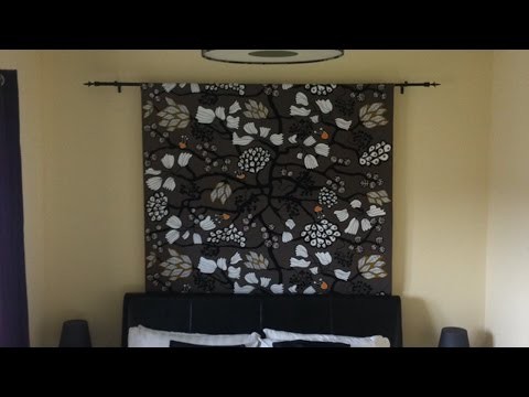 Einen Vorhang Für Die Wand Ohne Nähen Herstellen - DIY Home - Guidecentral