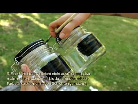 Süße Gläser Mit Tafelfarbe Kreieren - DIY Home - Guidecentral