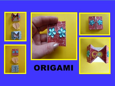 DIY Origami Geheimfach - Schachtel basteln, Box falten, Geschenk zum Muttertag. Gift box pop-up