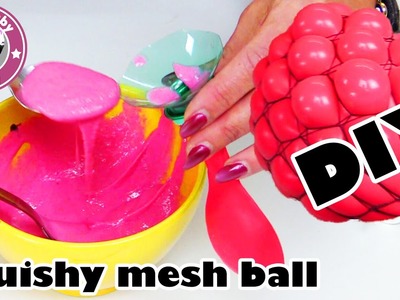 DIY Super coolen Antistressball selber machen |  Squishy Mesh Ball herstellen | Kinderkanal