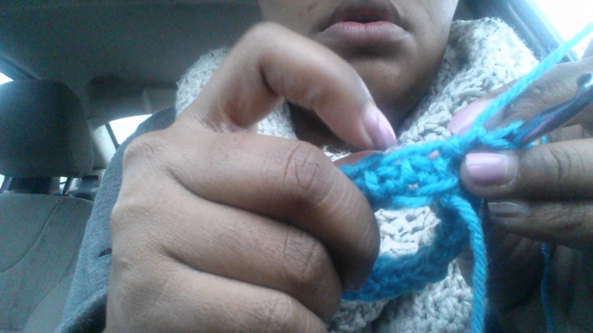 Crochet mittens