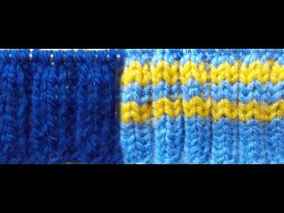 Elastic knitting spokes| TUTORIAL Schal stricken für bluuuuutige Anfänger