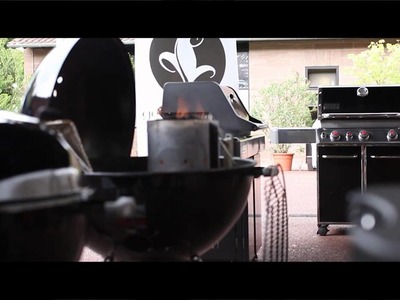 Pizza.Brot vom Grill