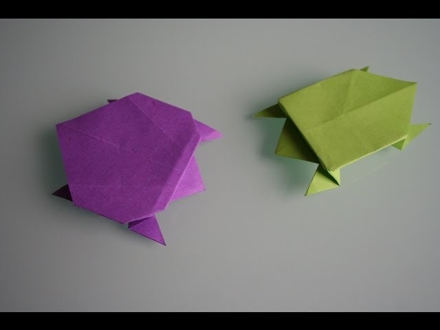 Origami Schildkröte turtle