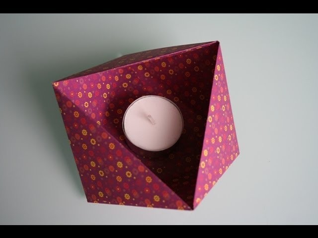Origami Windlicht. lantern