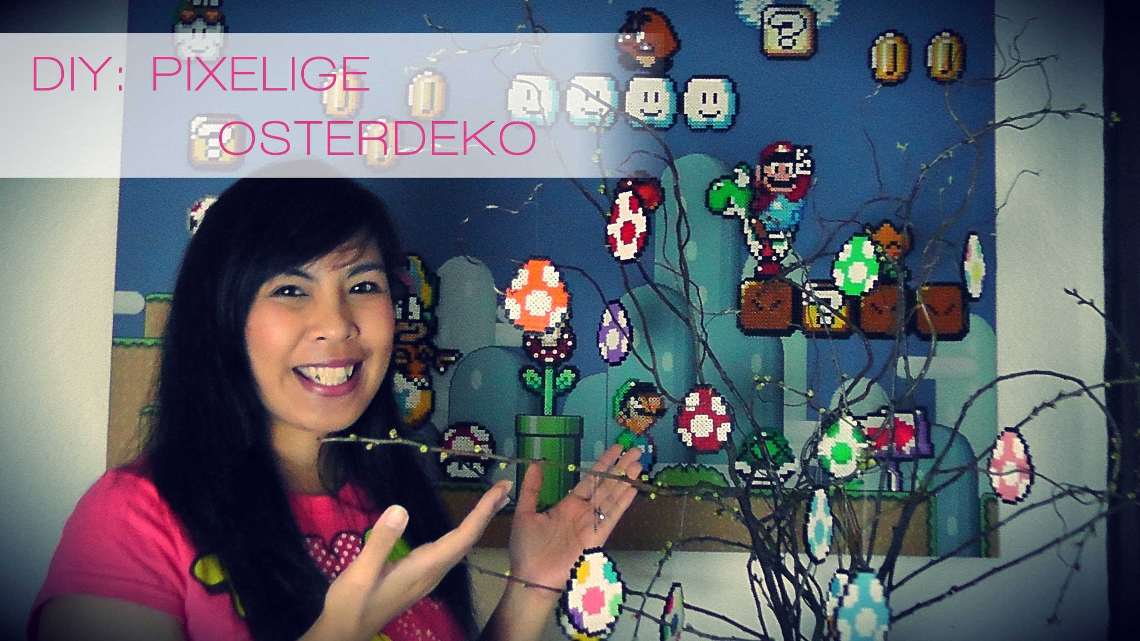 DIY: Pixelige Osterdeko mit Yoshi's Eiern