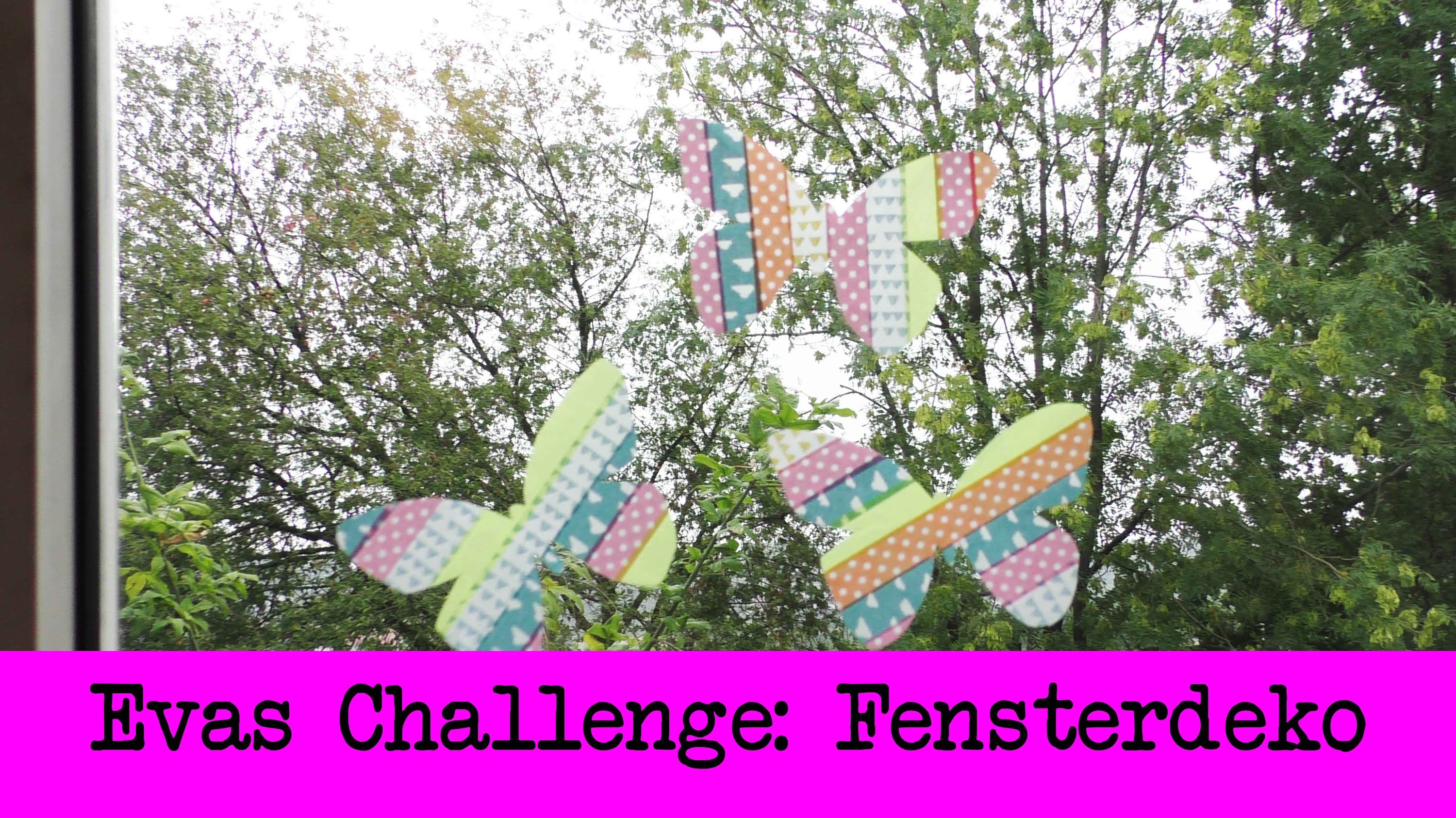 DIY Inspiration Challenge #22 Fensterdeko | Evas Challenge | Tutorial - Do it yourself