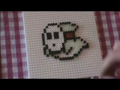 Bügelperlen Vorlage #46 Shy Ghost Perler bead