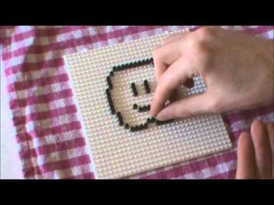 Perler Bead Tutorial #37 Cloud (Super Mario) Bügelperlen Vorlage