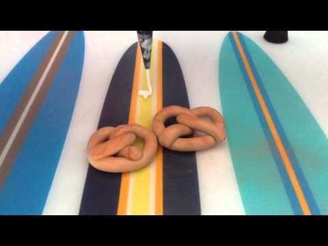 Polymer clay pretzels