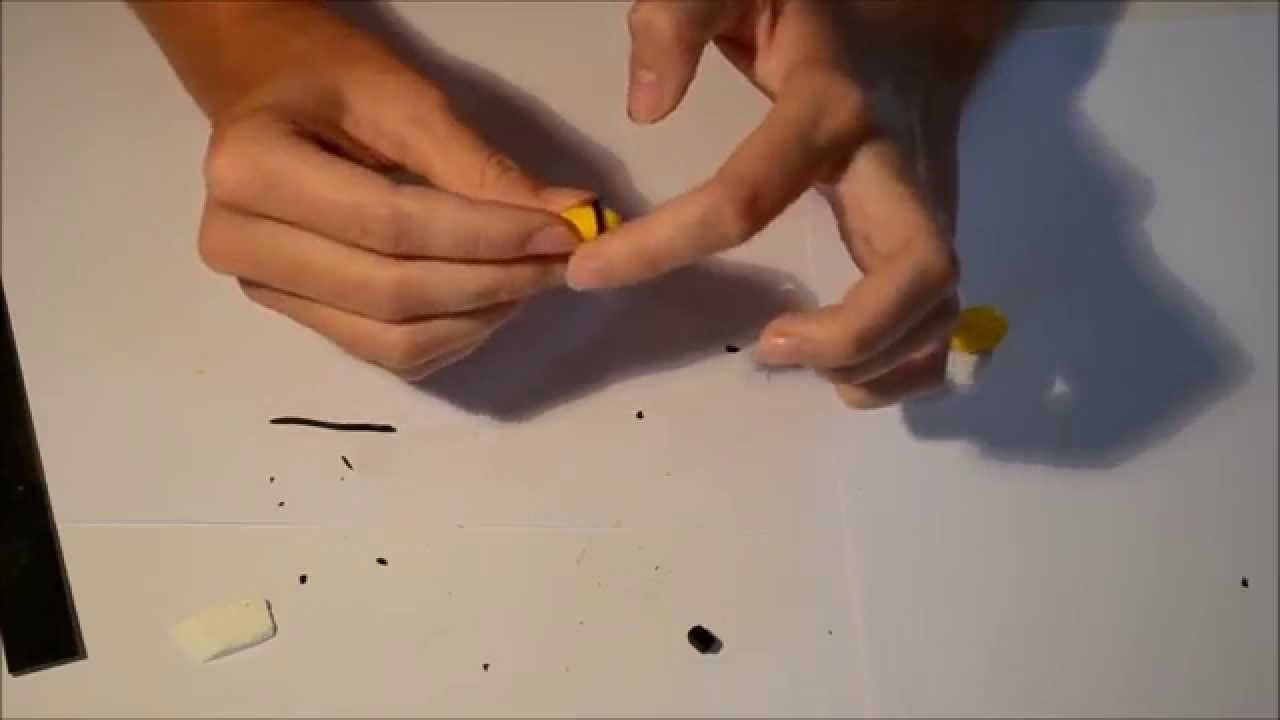 Diy Fimo Bienenohrringe