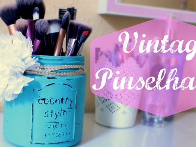 DIY Vintage Pinselhalter