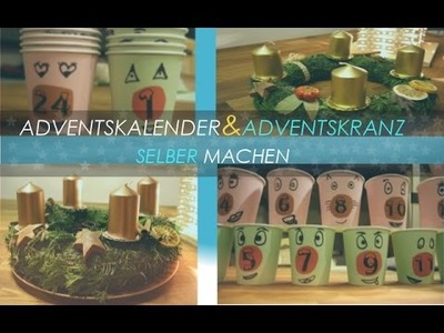 DIY. Adventskalender, Adventskranz und Katzenkalender.Weihnachten