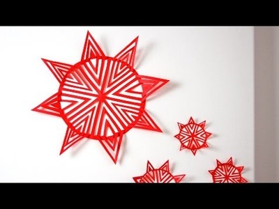 DIY Papier-Weihnachtsstern schneiden Teil 1. by Lucky Beetle