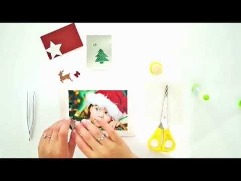 Ideen zu Weihnachten - DIY Weihnachten Karte basteln