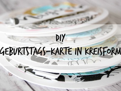 DIY. Scrapbooking: Kreisrunde Karten (german.deutsch)