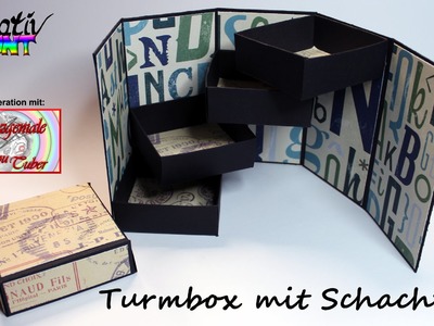 DIY Tutorial: #GRENZGENIALE Aufbewahrungsidee aus Papier - Turmbox mit Schachteln | kreativBUNT