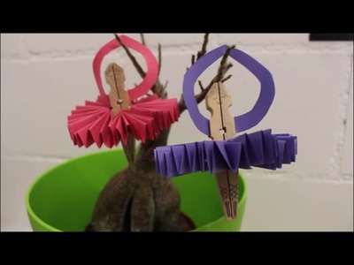 DIY: Wäscheklammer Ballerina oder Fee basteln