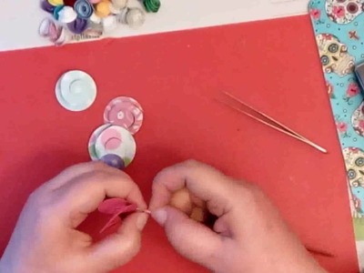 Papierrosen Aus Einem Kreis Selber Machen    1