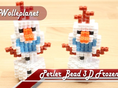Perler Bead 3D Frozen Olaf