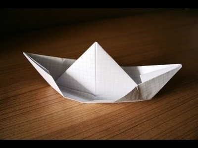 Papierschiff falten folding paper ship paper boat