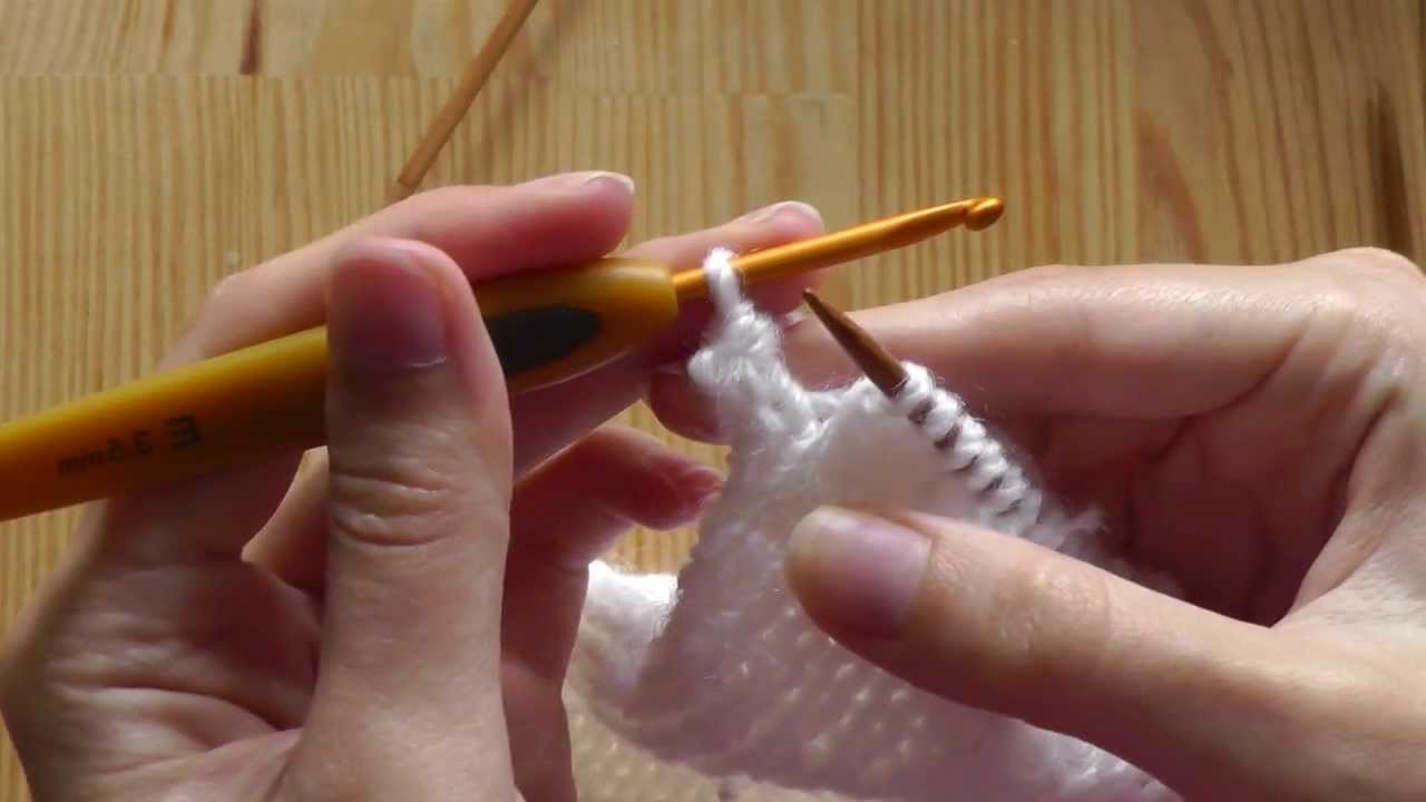 Elastisch abketten - stricken lernen für Linkshänder