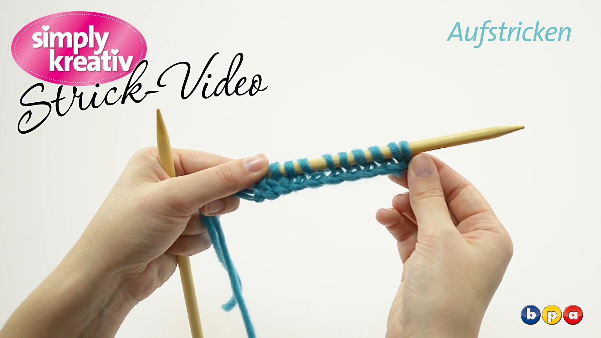 Strickvideo: Aufstricken